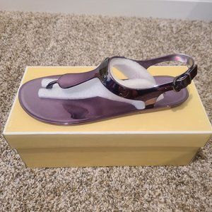 Michael Kors Jelly Thong Sandals